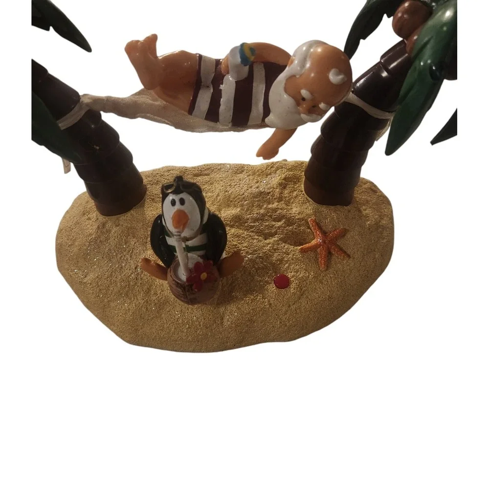 Gemmy Animated Santa Claus in Hammock Sings It's 5 O'Clock‎ Somewhere Works